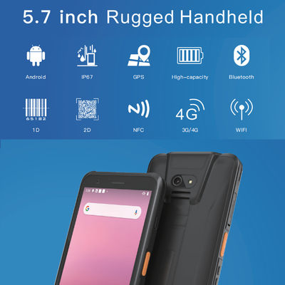 Het draadloze Handbediende PDA Bestand Stof van BT5.0 64G 430Nits Android
