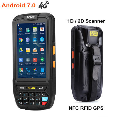 4,0 Duim480x800 Industriële Handbediende Eind4g PDA Scanner Android