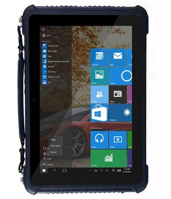 Ruwe het Tablet PCvensters 10, BT4.2 10,1 Duim Windows Tablet van RS232 10000mAh