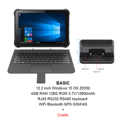 De Ruwe Tablet cpu Z8350 van 16:10vensters met NFC-Steun ISO/IEC