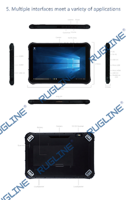 De Ruwe Tablet cpu Z8350 van 16:10vensters met NFC-Steun ISO/IEC