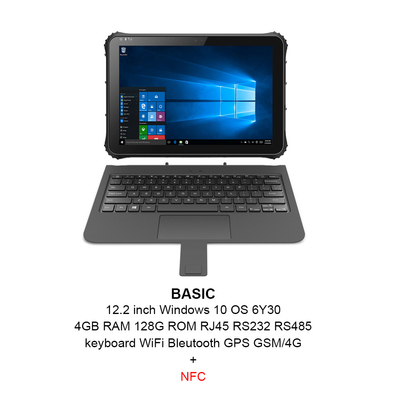 12,2 Duim1920x1200 Vensters 10 Ruwe Tablet Intel cpu 6Y30