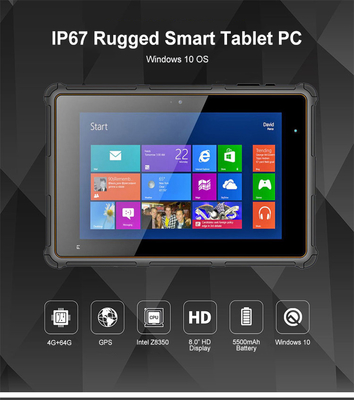 IP67 8 van de Duimtablet het Ruwe Leesbare 800×1280 Scherm van PC HD Sunglight