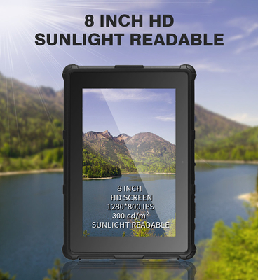 IP67 8 van de Duimtablet het Ruwe Leesbare 800×1280 Scherm van PC HD Sunglight