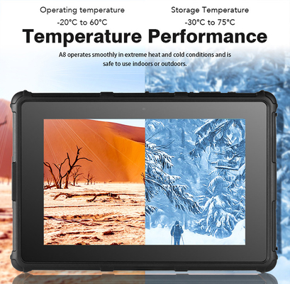 IP67 8 van de Duimtablet het Ruwe Leesbare 800×1280 Scherm van PC HD Sunglight