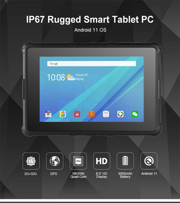 Ruw Tablet PC 8 Duim800x1280 IPS GPS IP67 Slimme RF8R van Android OS
